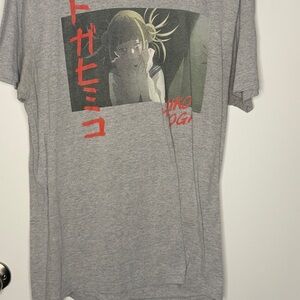 My Hero Academia Himiko Toga Gray Graphic T-Shirt